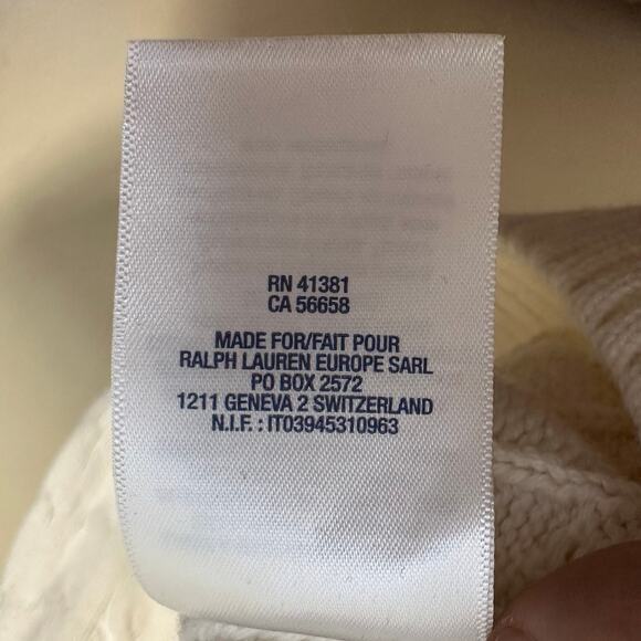 Polo Ralph Lauren‎ Cable Knit Cotton Sweater Vest Size XL Cream Old Money - Picture 8 of 11